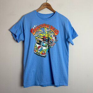 Liquid Blue Shirt Mens Medium Blue Grateful Dead Summer Tour Graphic Band Tee M